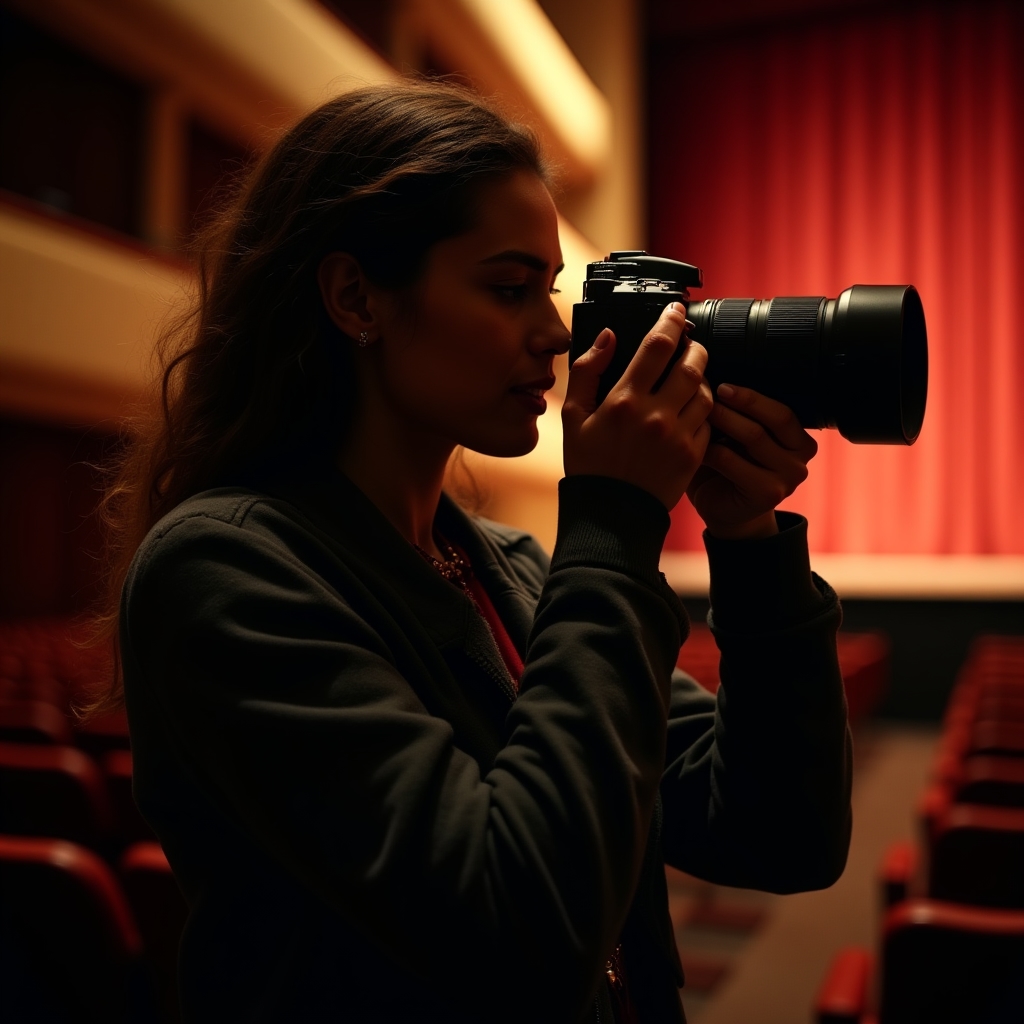 Fotograf la lucru în timpul unui eveniment live